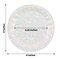 25 IRIDESCENT 9" Metallic Round Paper Salad Dinner Plates Geometric Design